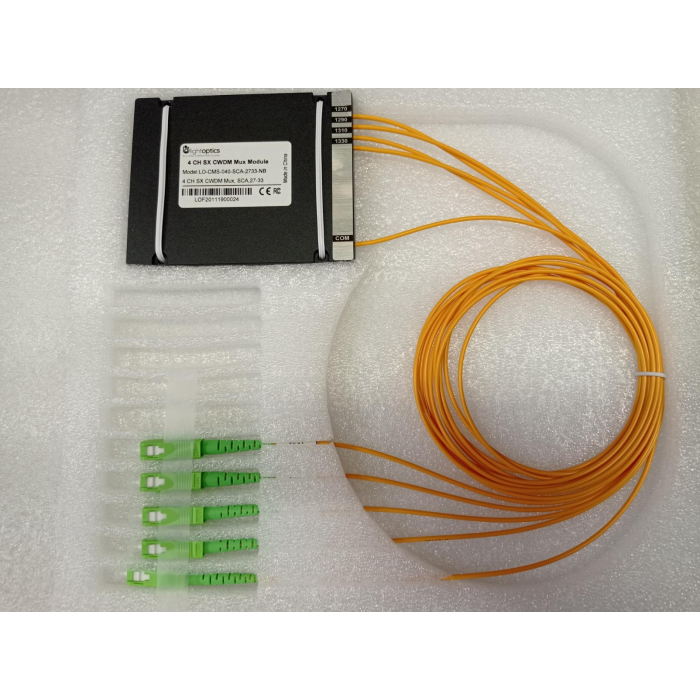 Optical DeMultiplexer CWDM 4 channel  SC/APC ABS box