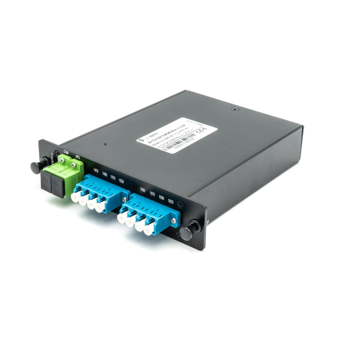 Multiplekser optyczny 8 kanałowy 1470-1610 LC/UPC + UPG Port: 1260~1457nm SC/APC obudowa LGX