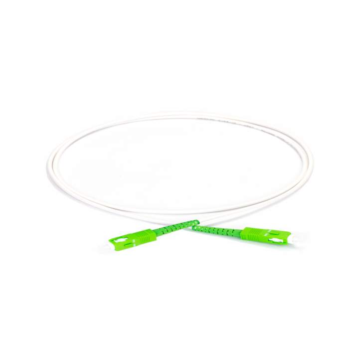 Patchcord SC/APC-SC/APC SM G.657A2 Simplex, dł. 2m white