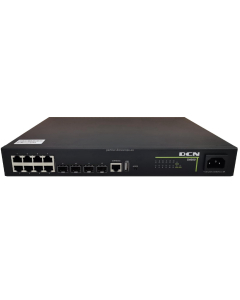 12-port GbE Managed switch PoE Switch –8x 10/100/1000 PoE+ and +  4x SFP+ 1/10G, 125W PoE Budget