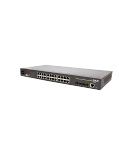 28-port GbE Managed switch 24x10/100/1000Base-T + 2x SFP
