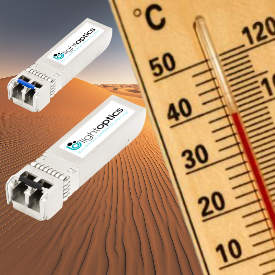 Co się dzieje z wkładkami SFP/SFP+/QSFP28 przy zbyt wysokich temperaturach?